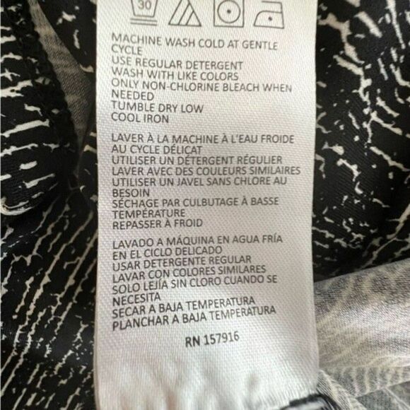 H by Halston Gray Casablanca Classic Short Sleeves Draped Dress size 6 - Picture 8 of 10